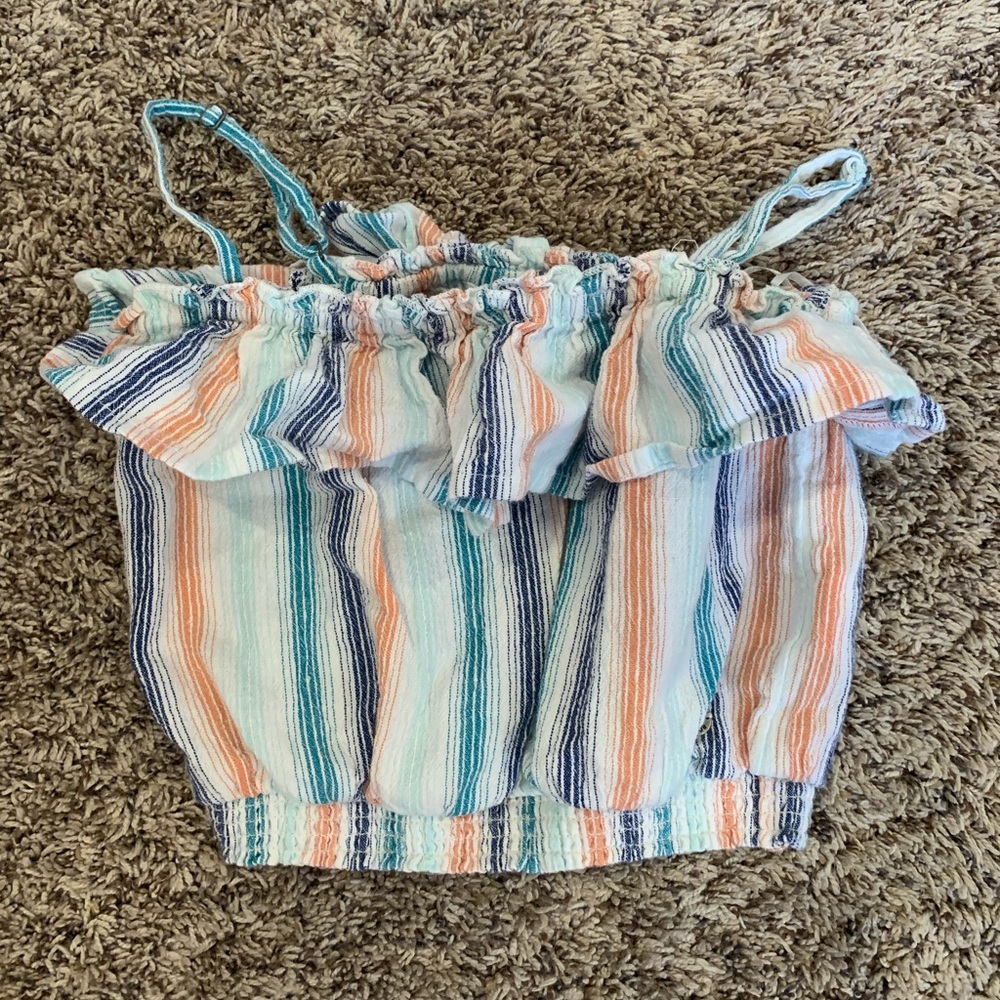 Roxy| Disney little mermaid| crop top| girls 12/ L